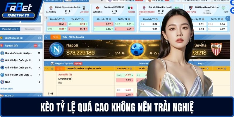 Các Loại Kèo Không Nên Chơi Mà Dân Cá Cược Cần Tránh Xa 3 Kèo tỷ lệ quá cao không nên trải nghiệm