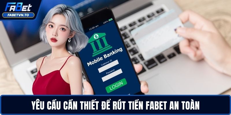Rút Tiền FABET - Hướng Dẫn Chi Tiết Cho Người Chơi Mới 2 Yêu cầu cần thiết để rút tiền FABET an toàn